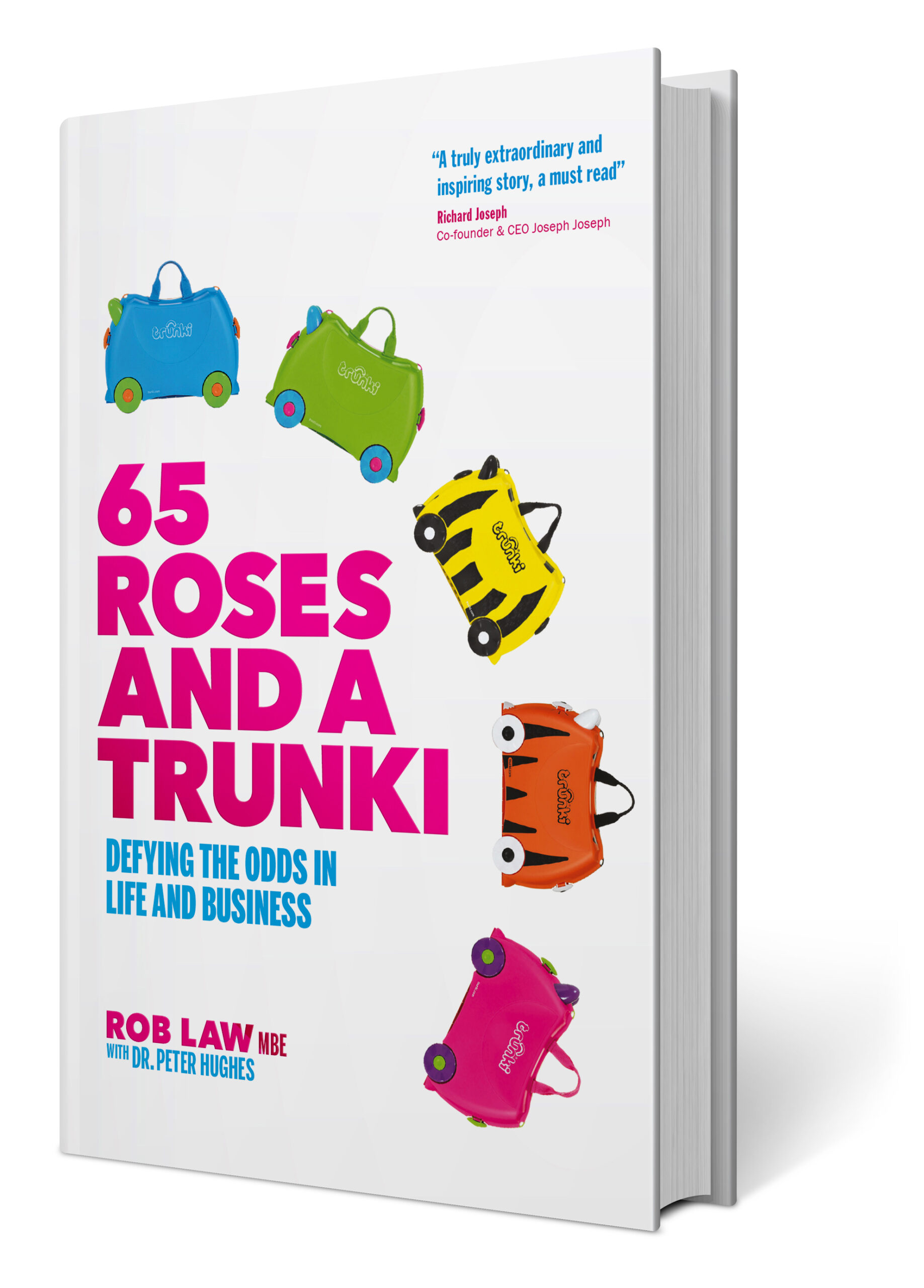 cover from 65 roses and a trunki by rob law mbe